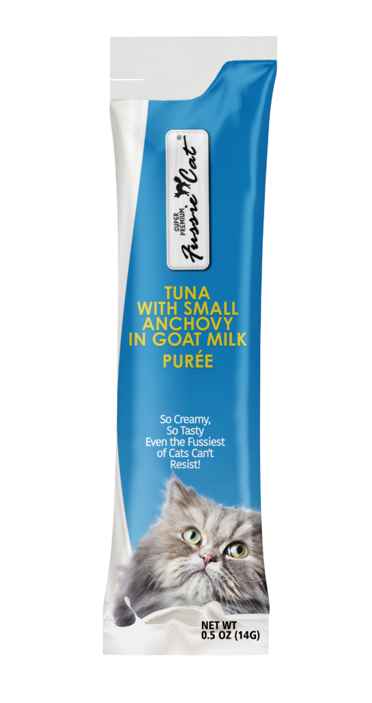 Fussie Cat Tuna with Small Anchovy in Goat Milk Purée-4 Pack