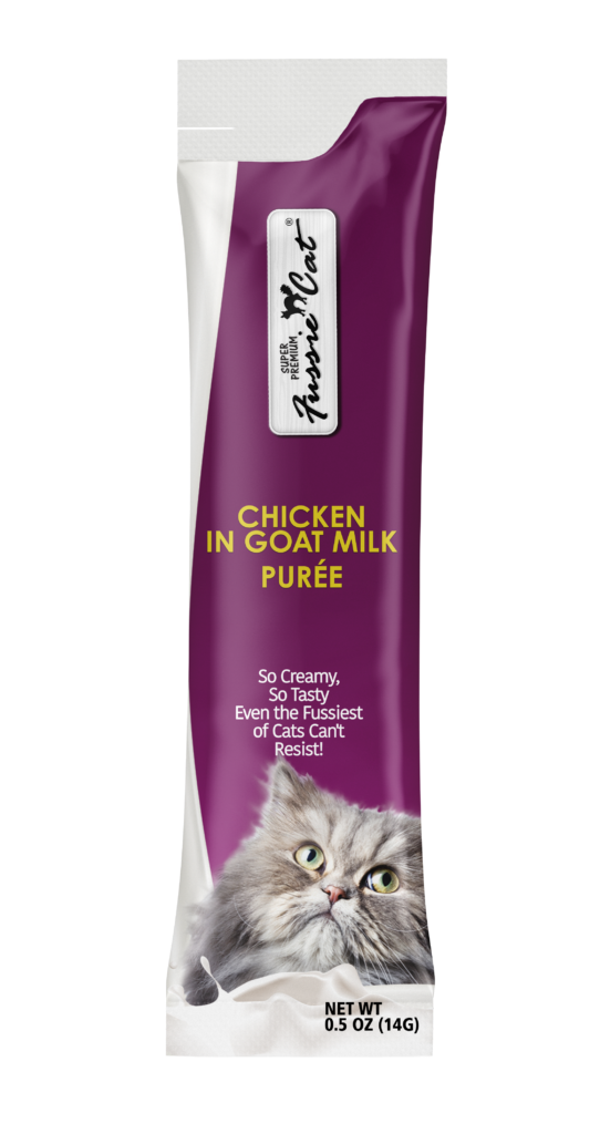 Fussie Cat Chicken in Goat Milk Purée-4 Pack