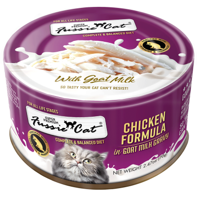 Fussie Cat Chicken Formula in Goat Milk Gravy for Cats