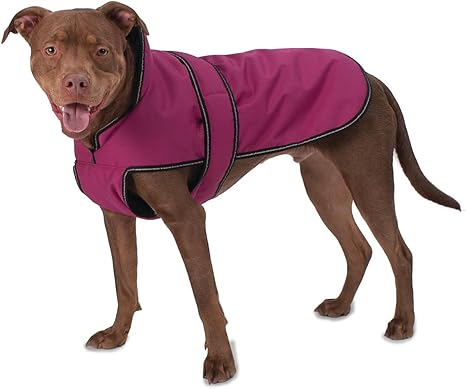PetRageous Juneau Coat for Dogs-Magenta