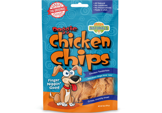 Chip's Naturals Doggie Chicken Chips Treats for Dogs