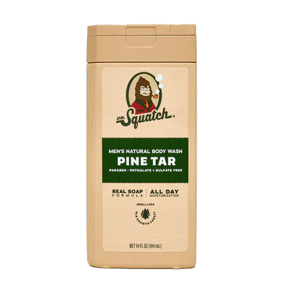 Dr. Squatch Men's Natural Body Wash-Pine Tar