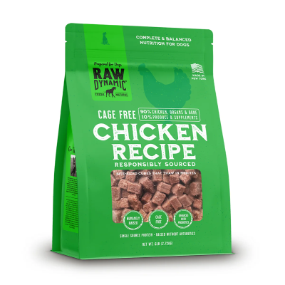 Raw Dynamic Frozen Raw Chicken Formula for Dogs