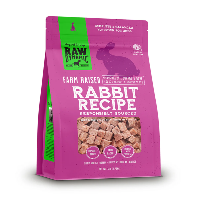 Raw Dynamic Frozen Raw Rabbit Formula for Dogs