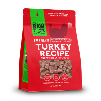 Raw Dynamic Frozen Raw Turkey Formula for Dogs