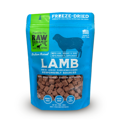 Raw Dynamic Freeze-Dried Raw Lamb Formula for Dogs