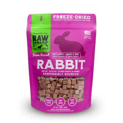 Raw Dynamic Freeze-Dried Raw Rabbit Formula for Dogs