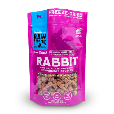 Raw Dynamic Freeze-Dried Raw Rabbit Formula for Cats
