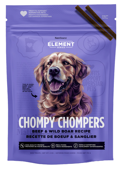 NutriSource Chompy Chompers Beef & Wild Boar Dog Treats