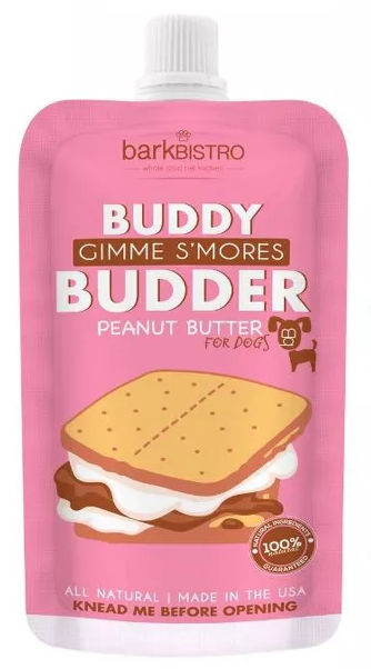 Bark Bistro Gimme S'mores BUDDY BUDDER Squeeze Pack