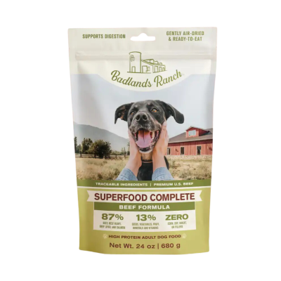 Badlands Ranch Superfood Complete Beef Formula Air-Dried Dog Food