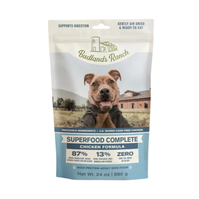 Badlands Ranch Superfood Complete Chicken Formula Air-Dried Dog Food
