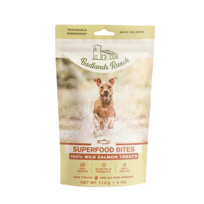 Badlands Ranch Superfood Bites Wild Salmon Dog Treats