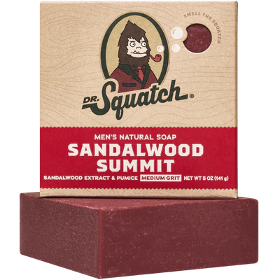 Dr. Squatch Men's Natural Bar Soap-Sandalwood Summit