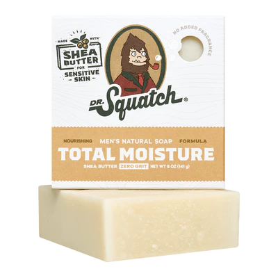 Dr. Squatch Men's Natural Bar Soap-Total Moisture Shea Butter