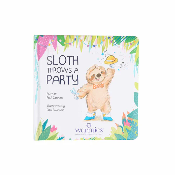 Sloth Throws a Party Warmies Board Book