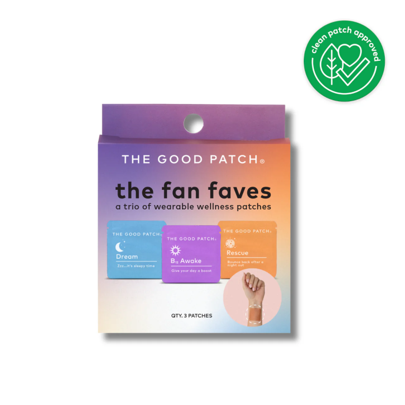 The Good Patch Wearable Wellness Patches-Fan Faves Variety Pack