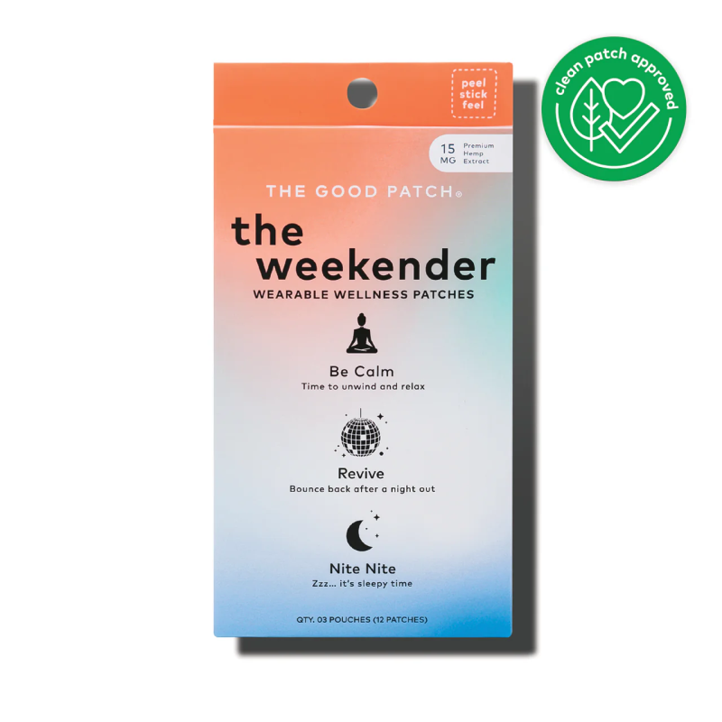 The Good Patch Wearable Wellness Patches-The Weekender