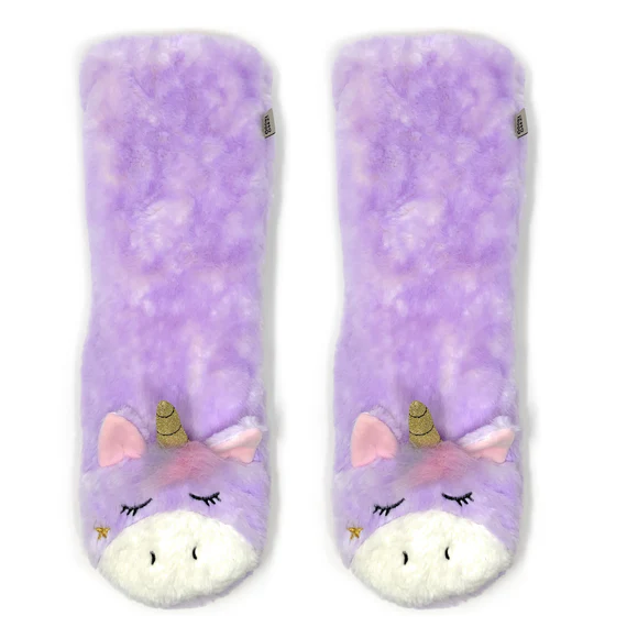 OOOH YEAH! Magic Unicorn Plush Slipper Socks