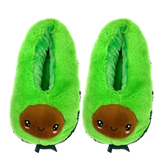 OOOH YEAH! Avocuddle Fuzzy Slippers