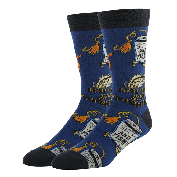 OOOH YEAH! More Fishing Socks-Men's