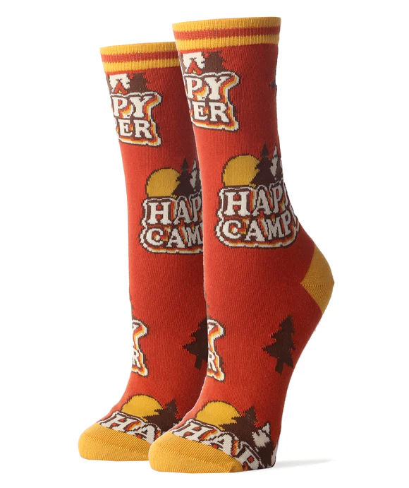 OOOH YEAH! Happy Camper Socks-Women's