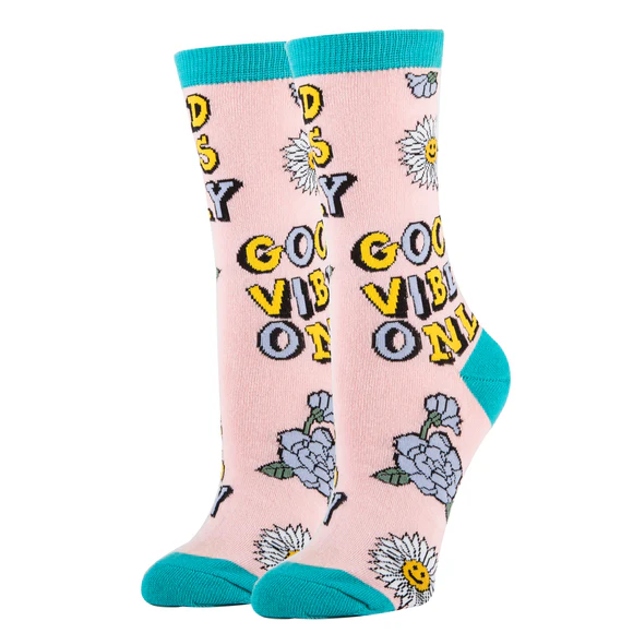 OOOH YEAH! Good Vibes Socks-Women's