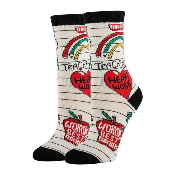 OOOH YEAH! Heart Work Socks-Women's