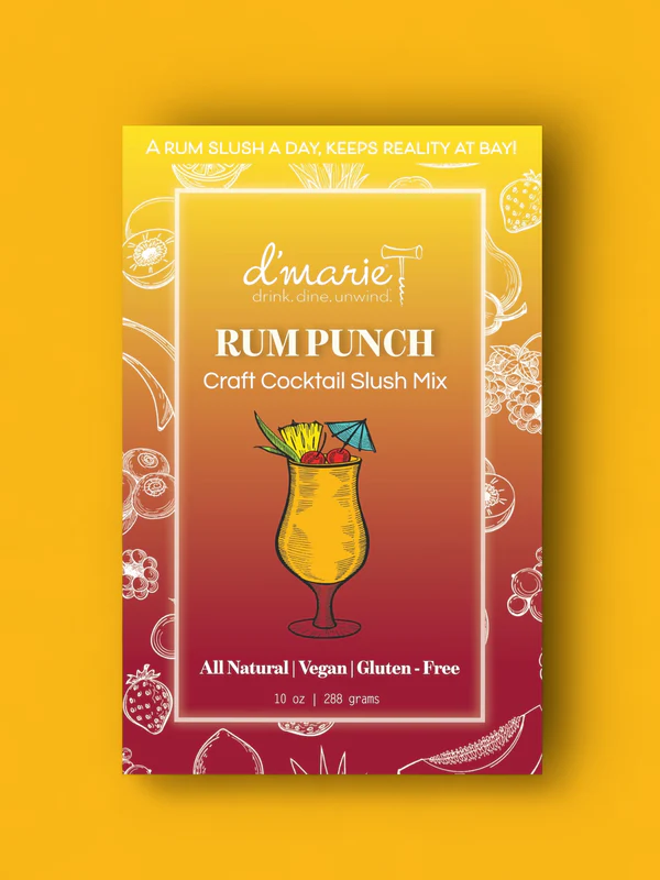 D'Marie Craft Cocktail Slush Mix-Rum Punch