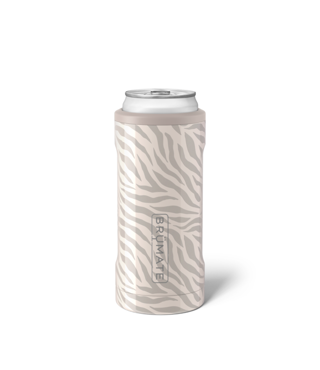 BrüMate Hopsulator Slim Can Cooler-Zebra