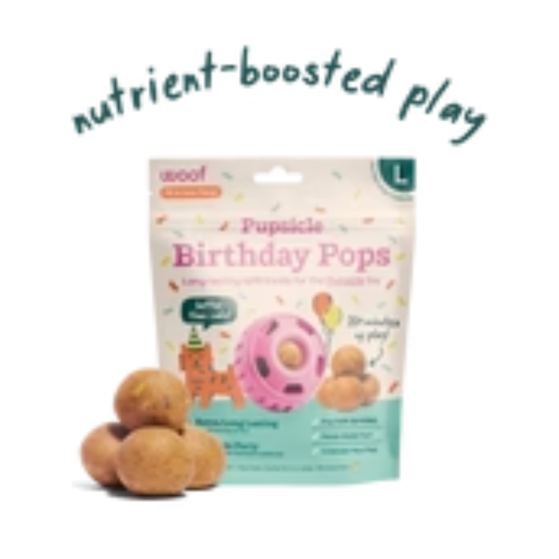 WOOF Birthday Pops Pupsicle Refill Dog Treats-X-Large