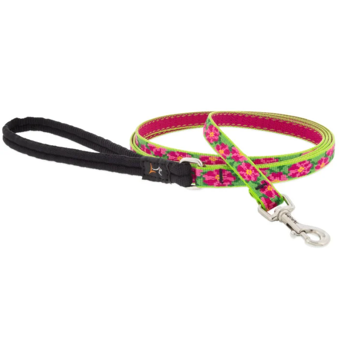 Lupine Pet Original Designs Dog Leash-Petunias