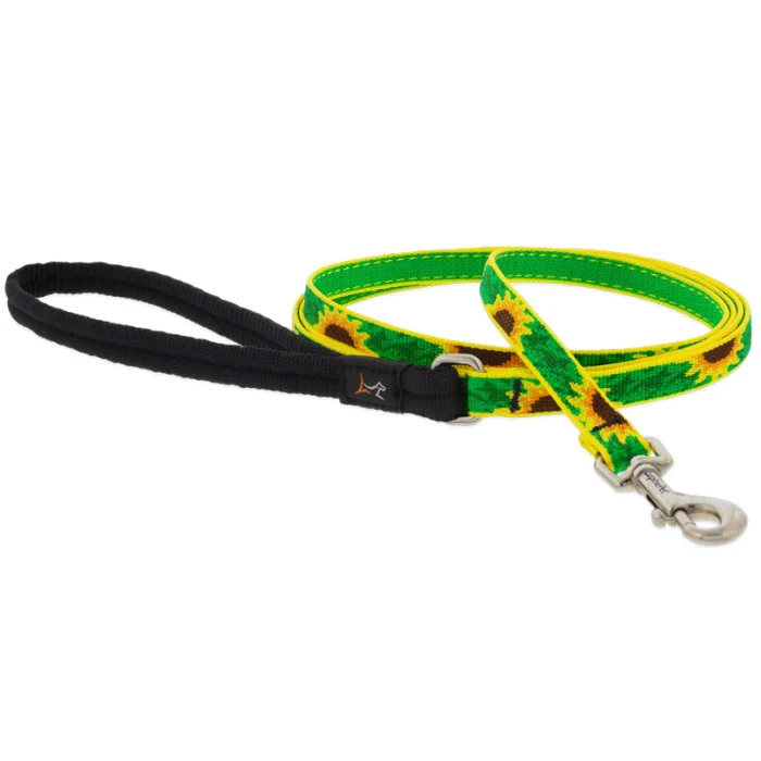Lupine Pet Original Designs Dog Leash-Sunflowers