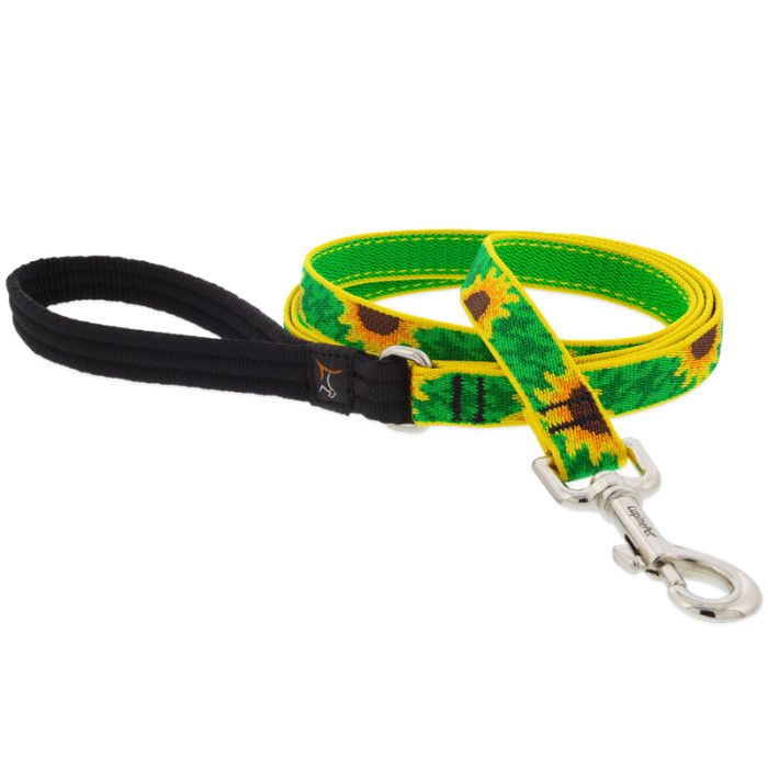 Lupine Pet Original Designs Dog Leash-Sunflowers
