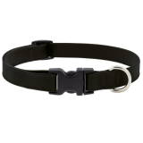 Lupine Pet Splash Waterproof Adjustable Dog Collar-Jet Black