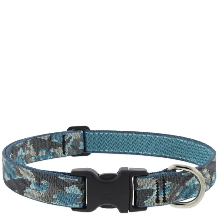 Lupine Pet Original Designs Adjustable Dog Collar-Sand Shark