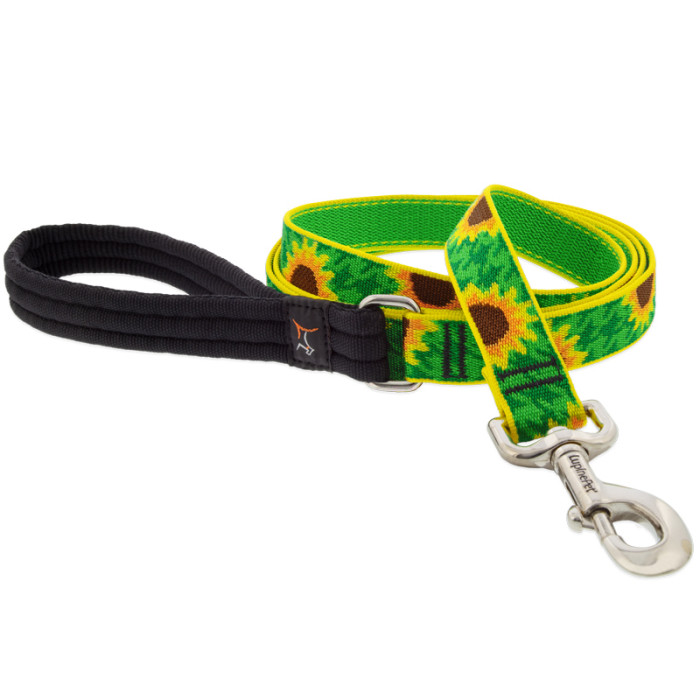 Lupine Pet Original Designs Dog Leash-Sunflowers