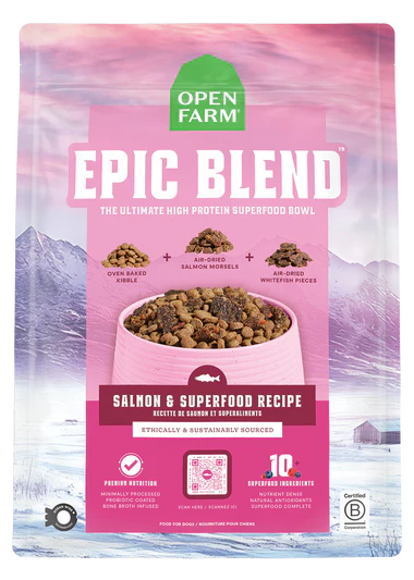 Open Farm Epic Blend Salmon & Superfood Dry Dog Food