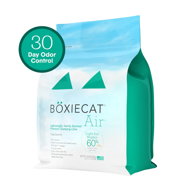 Boxiecat Air Gently Scented Lightweight Plant-Based Cat Litter