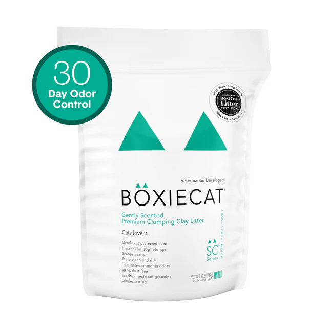 Boxiecat Gently Scented Natural Clumping Clay Litter
