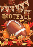 Briarwood Lane Family & Football Fall Garden Flag