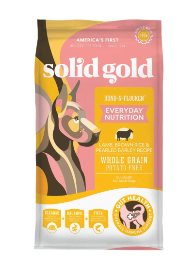 Solid Gold Hund-N-Flocken™ Lamb, Brown Rice & Pearled Barley Recipe for Dogs