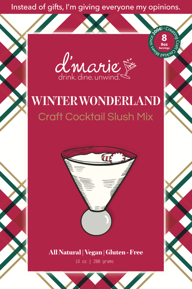 D'Marie Craft Cocktail Slush Mix-Winter Wonderland