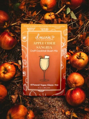 D'Marie Craft Cocktail Slush Mix-Apple Cider Sangria