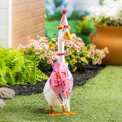 Evergreen Porch Goose Outfit-Birthday Girl