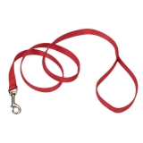 Coastal Single-Ply Dog Leash 5/8"-Red