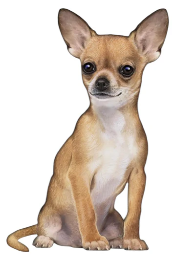 E&S Pet Vinyl Sticker-Chihuahua Tan