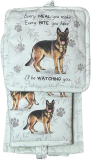 E&S Oven Mitt Set I'll Be Watching You-German Shepherd