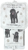 E&S Oven Mitt Set I'll Be Watching You-Labradoodle