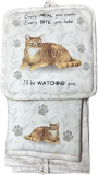 E&S Oven Mitt Set I'll Be Watching You-Tabby Orange